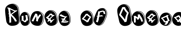 Runez of Omega font preview